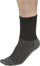 URIEL Comfort Socks Combed Cotton for diabetics Καλτσες για διαβητικους Μαυρες  N 39-42
