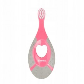 Akuku Βρεφική Οδοντόβουρτσα 0-2 Ετών A0677, pink
