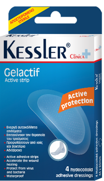 Kessler Gelactif Active strip Ενεργα αυτοκολλητα επιθεματα,4 επιθεματα