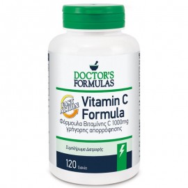 Doctors Formulas Vitamin C Formula Fast Action Φόρμουλα Βιταμίνης C Γρήγορης Απορρόφησης 1000mg 120 δισκία
