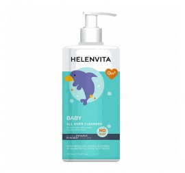 HELENVITA  Baby All Over Cleanser Βρεφικο τζελ καθαρισμου για σωμα και μαλλια με Άρωμα Talc 1lt