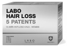 LABO Hair Loss 5 Patents Woman Για την καταπολεμηση της τριχοπτωχης στο τριχωτο των γυναικων  14 Φιαλίδια