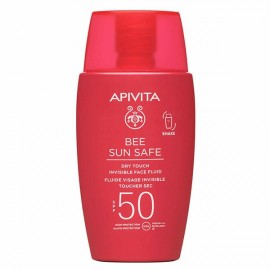 APIVITA Bee Sun Safe Dry Touch Invisible Face Fluid SPF50 με Θαλάσσια Φύκη και Πρόπολη 50ml