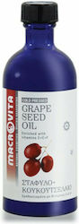 MACROVITA Grape Seed Oil  Σταφυλοκουκουτσελαιο  αντιοξειδωτικό, ενυδατικό, μαλακτικό και ενισχυτικό της παραγωγής κολλαγόνου 100 ml