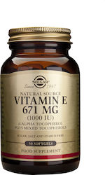 SOLGAR  Vitamin E 671mg (1000iu) 50 soft caps