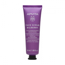 APIVITA  Face Scrub Bilberry Κρέμα Απολέπισης Προσώπου με Μύρτιλλο, 50ml