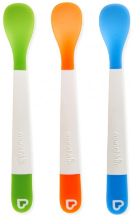 MUNCHKIN Lift   3 Πολύχρωμα (μπλε πορτοκαλί πράσινο) Βρεφικά Κουτάλια  4+ m 3 τμχ