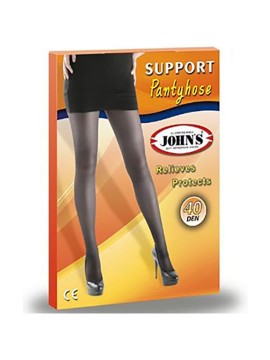 JOHNS Support Panty Hose  Καλσόν Εγκυμοσύνης 7-9 mmHG N 4  Opak Μαύρο SKU 2145137