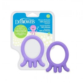 Dr. Browns Flexees Friends Κρίκος Οδοντοφυΐας   3 +m  Χταπόδι μωβ SKU TE 006