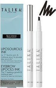 TALIKA  Liposourcils Ink Brown Στυλό για Θρέψη & Μακιγιάζ Φρυδιών, Έντονο Καφέ 0.8ml