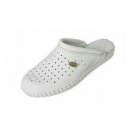 SANAFLEX  Δερμάτινο Ανατομικό Σαμπό Χρώμα Λευκό SKU 090/1