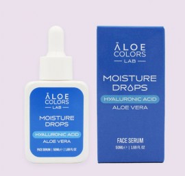 Aloe Colors Moisture Drops, Ορός Προσώπου με Υαλουρονικό Οξύ (50ml), Βαθιά Ενυδάτωση & Σφριγηλότητα