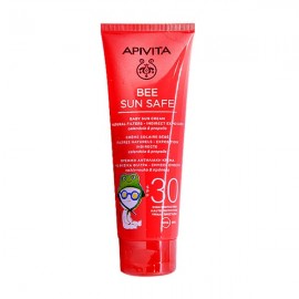 APIVITA  Bee Sun Safe Baby Sun Cream SPF30 Βρεφική Αντηλιακή Κρέμα Υψηλής Προστασίας με Καλέντουλα & Πρόπολη, 100ml