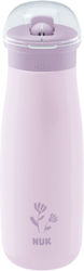 NUK  Mini-me Flip 12+m Παγουράκι Ανοξείδωτο Ατσάλι Ρύχγος  Λιλά 500ml