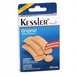 Kessler  Original  water resistant  Αυτοκόλλητα Αποστειρωμένα επιθέματα πληγών 4 μεγεθη Ανθεκτικά στο νερό 30 τμχ
