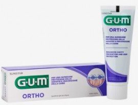 GUM Ortho Toothpaste  Ορθοδοντική Οδοντόπαστα για  επανασβεστίωση της αδαμαντίνης γύρω από τα σιδεράκια 75ml SKU 3080