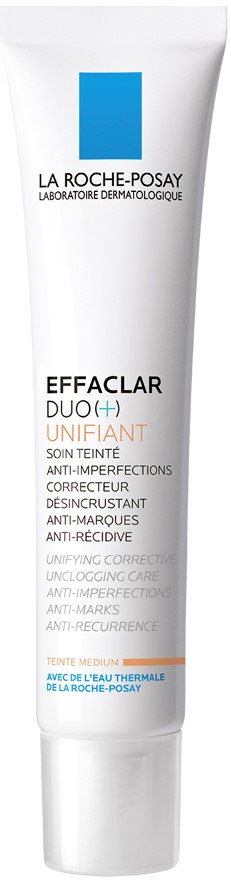 La Roche Posay  Effaclar Duo Unifiant Medium Επανορθωτική Φροντίδα Κατά των Σοβαρών Ατελειών, των Φραγμένων Πόρων και των Σημαδιών, 40ml