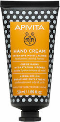 APIVITA  Hand Cream Κρέμα Χεριών Εντατικής Ενυδάτωσης με Υαλουρονικό Οξύ και Μέλι 50ml