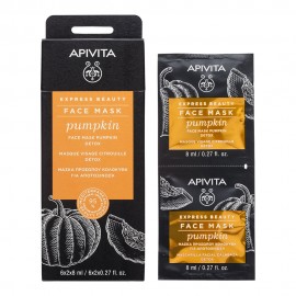 APIVITA Express Beauty New Face Mask Pumpkin 2x8ml