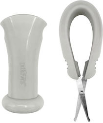 Dr. Browns Βρεφικό Ψαλιδάκι Νυχιών Γκρι με καπακι SKU HG087