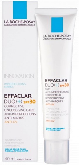 La Roche Posay Effaclar Duo SPF30 Επανορθωτική Φροντίδα Κατά των Σοβαρών Ατελειών, των Φραγμένων Πόρων και των Σημαδιών, 40ml
