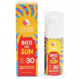 Aloe Colors Into The Sun Face Sunscreen Αντηλιακή Κρέμα Προσώπου SPF30, 50ml