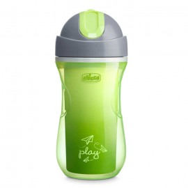 CHICCO Παιδικό Ποτηράκι Sport από Πλαστικό Πρασινο 266ml 14m+ SKU 006991300000