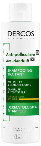 VICHY Dercos Anti-Dandruff Shampoo - Dry Hair Αντιπιτυριδικό Σαμπουάν για Ξηρά Μαλλιά, 200ml