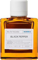 Korres Black Pepper Eau de Toilette for men  Ανδρικο αρωμα 50ml