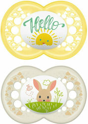 MAM Hello spring Ορθοδοντικές Πιπίλες Σιλικόνης 6-16 m 2 Τμχ SKU 153S