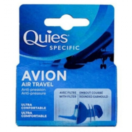 Quies Specific Air Travel Anti-pressure Ωτοασπίδες Μπλε  1 Ζευγαρι