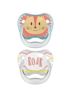 Dr. Browns Ορθοδοντική Πιπίλα Σιλικόνης Ζωάκια Μπλε 0-6m 2τμχ SKU PV12015-SPX