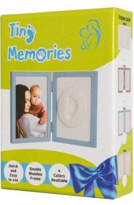Babywise Tiny Memories Κορνίζα για Αποτύπωμα Μωρού 10*15cm θαλασσι SKUTMH044