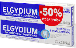 ELGYDIUM Set 1+1 Whitening Οδοντόκρεμα για Λεύκανση 2x100ml