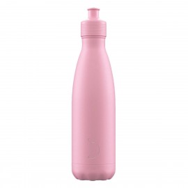 CHILLYS  Θερμός Με Sport Πώμα Pastel Pink 500ml
