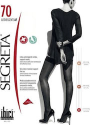 Segreta  Ibici Autoreggente  Κάλτσες Ριζομηρίου 70 Den 11/14 mmHg Nero