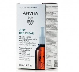Apivita Just Bee Clear Serum Ορός Λείανσης για Ατέλειες & Σημάδια Ακμής, 30ml