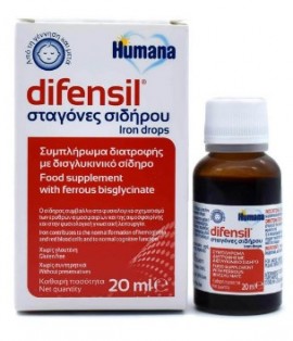Humana Difensil  σταγονες σιδηρου 20ml