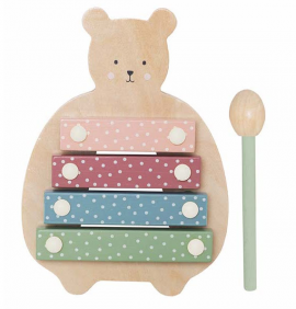 Jabadabado Ξύλινο Ξυλόφωνο Teddy 18+m 20X14X3cm SKU C2520
