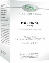 POWER HEALTH  Platinum Range Mourinol  βιταμινες  A & D3 600mg 60Caps