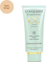 Coverderm  Set CC face cream light beige  SPF  25,   40ml
