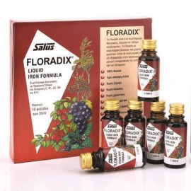 POWER HEALΤΗ Floradix Τονωτικός Σίδηρος για Γυναίκες σε Μονοδόσεις, 10 x 20ml
