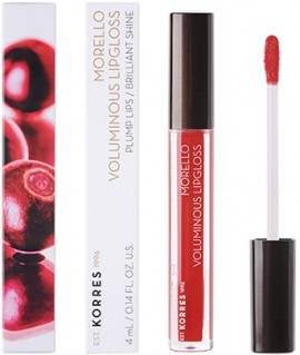 Korres  Morello Voluminous Lipgloss N 54 Real Red με Εξαιρετική Λάμψη και Γεμάτο Χρώμα που Διαρκεί, 4ml