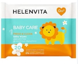 HELENVITA Baby Βρεφικά Μωρομάντηλα με Χαμομήλι, 20τμχ
