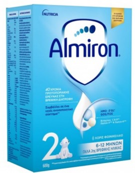 Nutricia Almiron 2 Γάλα 2ης βρεφικής ηλικίας  6-12 m  , 600 gr