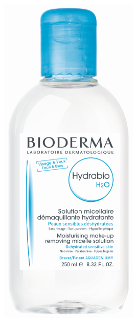 BIODERMA Hydrabio H2O Νερό Καθαρισμού Micellaire που Απομακρύνει το Μακιγιάζ, 250ml