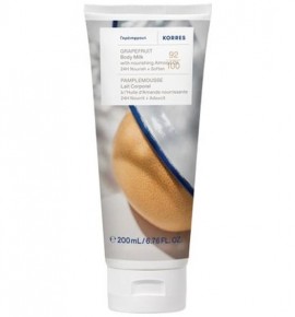 Korres Body Milk Grapefruit  Ενυδατικό Γαλάκτωμα Σώματος με Grapefruit, 200ml