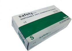 ANATS Safety Γάντια Βινυλίου Με Πούδρα σε Διάφανο Χρώμα 100τμχ