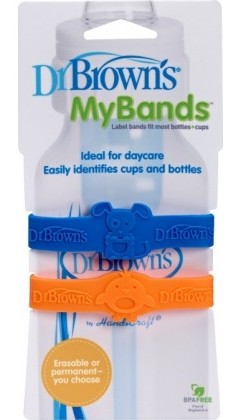 Dr. Browns My bands Βραχιόλι σιλικόνης ονοματοδοσίας εκπαιδευτικών ποτηριών 2 τμχ SKU  AC 022