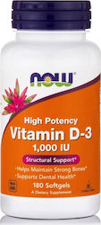 NOW Vitamin D-3 1,000 IU  180 Softgels
